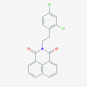 molecular formula C20H13Cl2NO2 B11522344 2-(2,4-dichlorophenethyl)-1H-benzo[de]isoquinoline-1,3(2H)-dione 