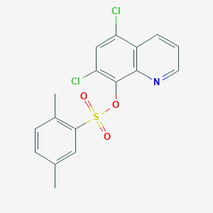 5,7-Dichloro-8-quinolyl 2,5-dimethylbenzenesulfonate