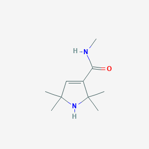 N,2,2,5,5-pentamethyl-2,5-dihydro-1H-pyrrole-3-carboxamide