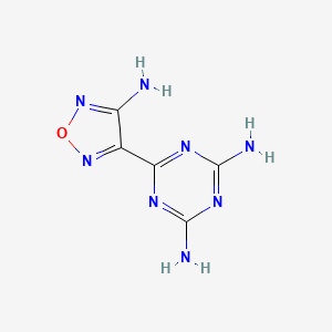 6-(4-Amino-1,2,5-oxadiazol-3-yl)-1,3,5-triazine-2,4-diamine