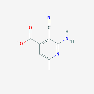 2-Amino-3-cyano-6-methylisonicotinate