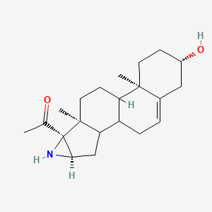 1-[(4R,6S,7S,11R,14S)-14-hydroxy-7,11-dimethyl-5-azapentacyclo[8.8.0.02,7.04,6.011,16]octadec-16-en-6-yl]ethanone