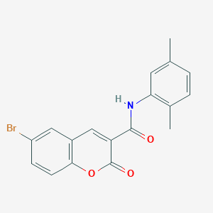 6-bromo-N-(2,5-dimethylphenyl)-2-oxo-2H-chromene-3-carboxamide