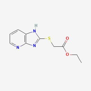 Ethyl (3H-imidazo[4,5-b]pyridin-2-ylsulfanyl)acetate