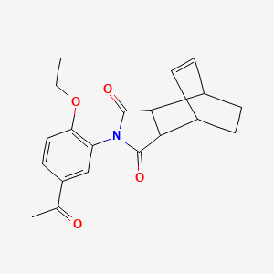 2-(5-acetyl-2-ethoxyphenyl)-3a,4,7,7a-tetrahydro-1H-4,7-ethanoisoindole-1,3(2H)-dione