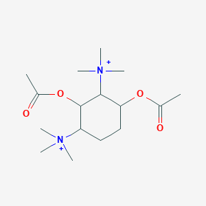 2,4-bis(acetyloxy)-N,N,N,N',N',N'-hexamethylcyclohexane-1,3-diaminium