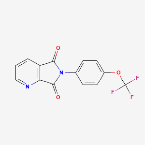 6-[4-(Trifluoromethoxy)phenyl]-5H-pyrrolo[3,4-b]pyridine-5,7(6H)-dione