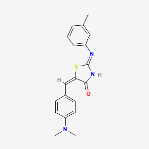 5-[4-(Dimethylamino)benzylidene]-2-[(3-methylphenyl)imino]-1,3-thiazolidin-4-one