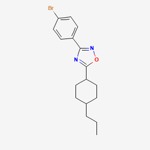 3-(4-Bromophenyl)-5-(4-propylcyclohexyl)-1,2,4-oxadiazole