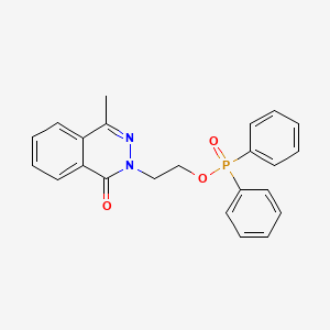 2-(4-methyl-1-oxophthalazin-2(1H)-yl)ethyl diphenylphosphinate