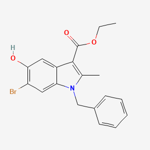 ethyl 1-benzyl-6-bromo-5-hydroxy-2-methyl-1H-indole-3-carboxylate