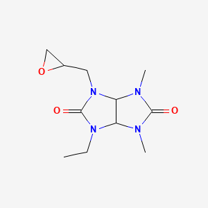 Imidazo[4,5-d]imidazole-2,5-dione, perhydro-1-ethyl-4,6-dimethyl-3-(2-oxiranylmethyl)-