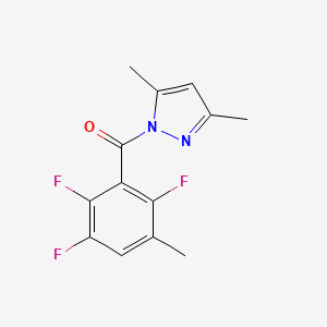 (3,5-dimethyl-1H-pyrazol-1-yl)(2,3,6-trifluoro-5-methylphenyl)methanone