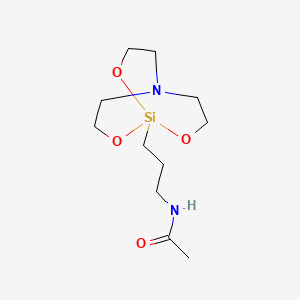 N-[3-(2,8,9-trioxa-5-aza-1-silabicyclo[3.3.3]undec-1-yl)propyl]acetamide