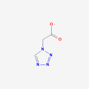 molecular formula C3H3N4O2- B11523158 1-(Carboxymethyl)-1H-tetrazole 