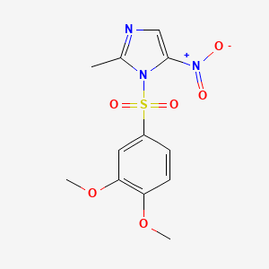 1-(3,4-Dimethoxy-benzenesulfonyl)-2-methyl-5-nitro-1H-imidazole