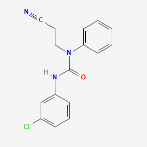 3-(3-Chlorophenyl)-1-(2-cyanoethyl)-1-phenylurea