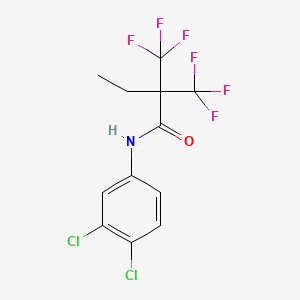 N-(3,4-dichlorophenyl)-2,2-bis(trifluoromethyl)butanamide