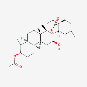 molecular formula C32H50O5 B1152366 3-O-Acetyloleanderolide CAS No. 62498-83-3