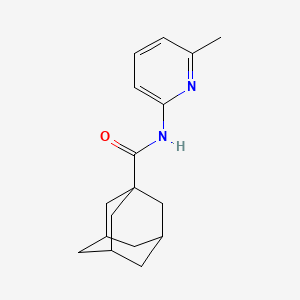 molecular formula C17H22N2O B11523721 N-(6-methylpyridin-2-yl)adamantane-1-carboxamide 