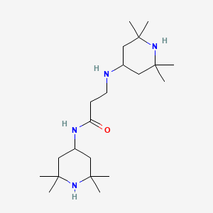 Propanamide, N-(2,2,6,6-tetramethyl-4-piperidinyl)-3-((2,2,6,6-tetramethyl-4-piperidinyl)amino)-