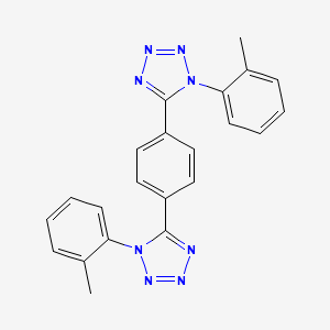 5,5'-benzene-1,4-diylbis[1-(2-methylphenyl)-1H-tetrazole]