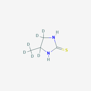 molecular formula C₄H₂D₆N₂S B1152410 N,N'-(1,2-Propylene)thiourea-d6 