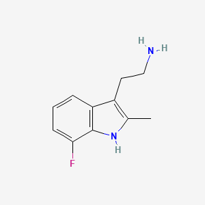 2-(7-fluoro-2-methyl-1H-indol-3-yl)ethanamine