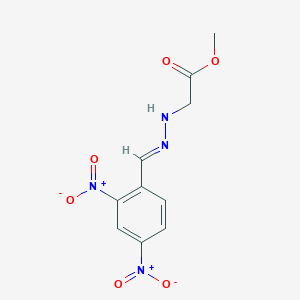 Acetic acid, 2-(2,4-dinitrobenzylidenhydrazino)-, methyl ester