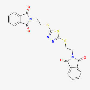 2,2'-[1,3,4-thiadiazole-2,5-diylbis(sulfanediylethane-2,1-diyl)]bis(1H-isoindole-1,3(2H)-dione)