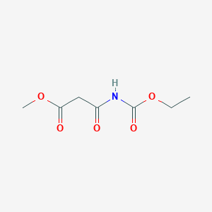 molecular formula C7H11NO5 B115243 Methyl 3-(ethoxycarbonylamino)-3-oxopropanoate CAS No. 152574-59-9