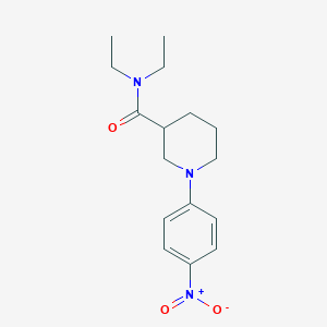 N,N-diethyl-1-(4-nitrophenyl)piperidine-3-carboxamide