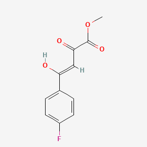 methyl (2Z)-4-(4-fluorophenyl)-2-hydroxy-4-oxobut-2-enoate