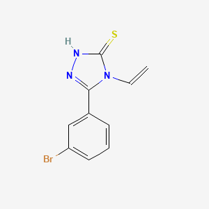 5-(3-bromophenyl)-4-ethenyl-4H-1,2,4-triazole-3-thiol