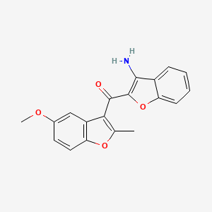 (3-Amino-1-benzofuran-2-yl)(5-methoxy-2-methyl-1-benzofuran-3-yl)methanone