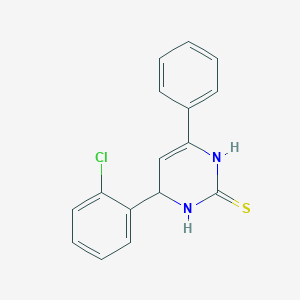 4-(2-chlorophenyl)-6-phenyl-3,4-dihydropyrimidine-2(1H)-thione