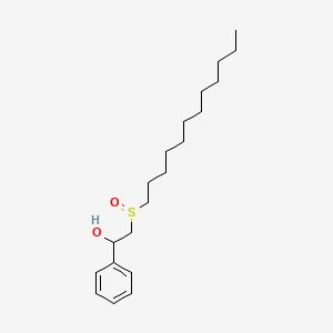 2-(Dodecylsulfinyl)-1-phenylethanol