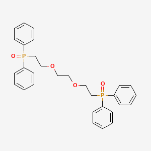 [(2-{2-[2-(Diphenylphosphoroso)ethoxy]ethoxy}ethyl)(phenyl)phosphoroso]benzene