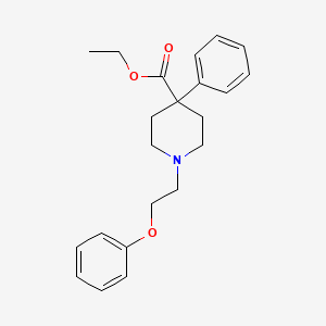 Ethyl 1-(2-phenoxyethyl)-4-phenylpiperidine-4-carboxylate