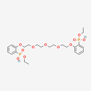 Ethoxy[2-(2-{2-[2-(2-{2-[ethoxy(hydroxy)phosphoryl]phenoxy}ethoxy)ethoxy]ethoxy}ethoxy)phenyl]phosphinic acid