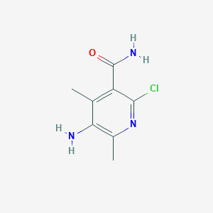 5-Amino-2-chloro-4,6-dimethylnicotinamide