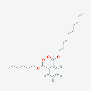 molecular formula C₂₄H₃₄D₄O₄ B1152490 Decyl Hexyl Phthalate-d4 