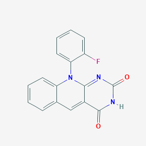 10-(2-fluorophenyl)pyrimido[4,5-b]quinoline-2,4(3H,10H)-dione