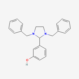 3-(1,3-Dibenzylimidazolidin-2-yl)phenol