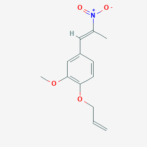 2-methoxy-4-[(1E)-2-nitroprop-1-en-1-yl]-1-(prop-2-en-1-yloxy)benzene