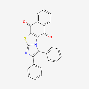 2,3-Diphenylimidazo[2,1-b]naphtho[2,3-d][1,3]thiazole-5,10-dione