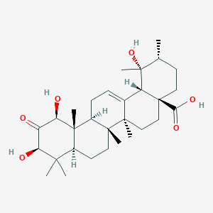 molecular formula C30H46O6 B1152509 1-Hydroxy-2-oxopomolic acid CAS No. 217466-37-0