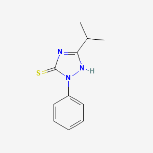 2-phenyl-5-propan-2-yl-1H-1,2,4-triazole-3-thione