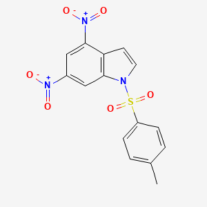 1-[(4-methylphenyl)sulfonyl]-4,6-dinitro-1H-indole