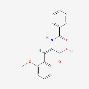 (2E)-3-(2-methoxyphenyl)-2-[(phenylcarbonyl)amino]prop-2-enoic acid